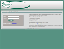 Tablet Screenshot of dignity.hospicefoundation.org